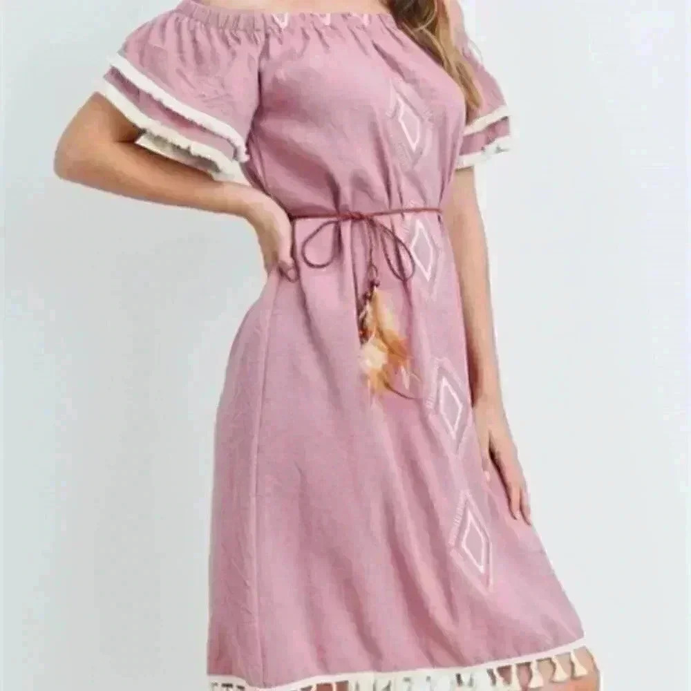 MAUVE DRESS - Picture 6 of 6